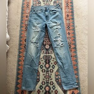 American Eagle Hi Rise straight jeans